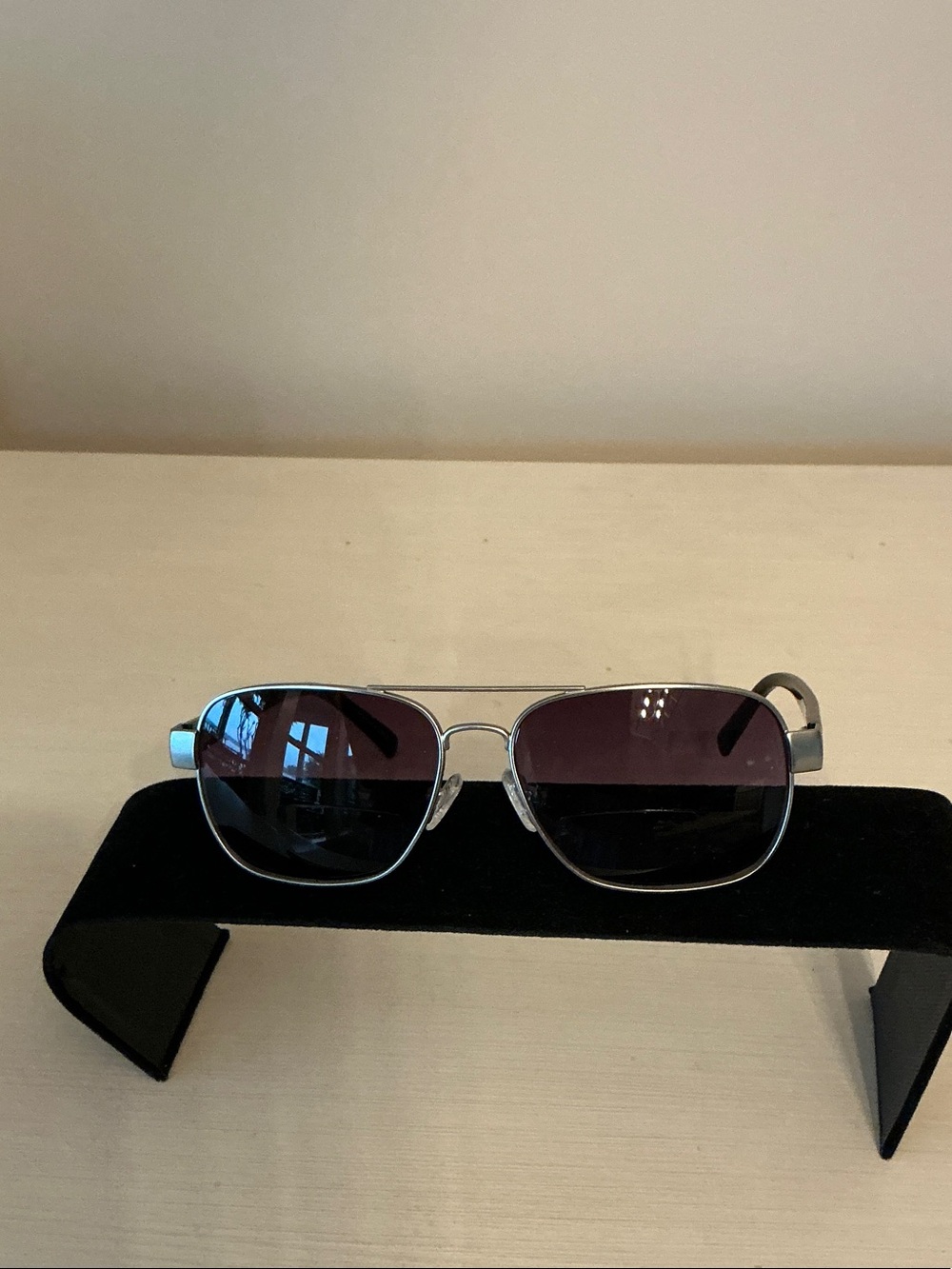 Eyebobs  Silver Metal Frame Sunglass Readers +3.00 with Dark Tinted Lenses